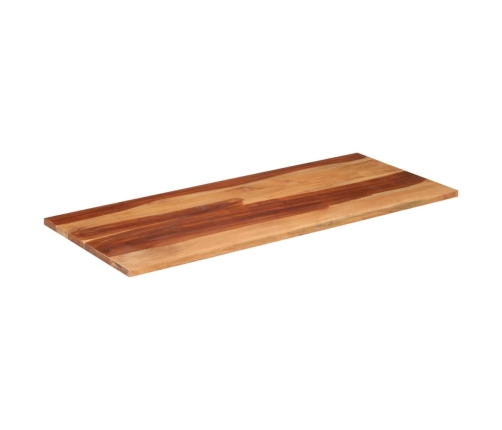 Tablero de mesa madera maciza de acacia 140x60x(2,5-2,7) cm