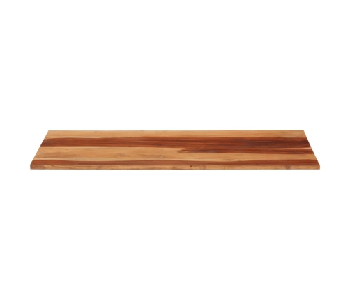 Tablero de mesa madera maciza de acacia 140x60x(2,5-2,7) cm