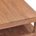 Mesa de centro de madera maciza de teca 68x67x35 cm