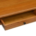 Mesa consola de madera maciza de caoba 110x30x75 cm