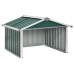 Cobertizo para cortacésped acero galvanizado verde 92x97x63 cm