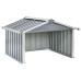 Cobertizo para cortacésped acero galvanizado gris 92x97x63 cm