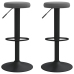 Taburetes de cocina 2 unidades terciopelo gris oscuro