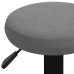 Taburetes de cocina 2 unidades terciopelo gris oscuro