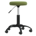 Silla de oficina giratoria de terciopelo verde claro