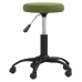 Silla de oficina giratoria de terciopelo verde claro