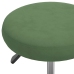 Silla de oficina giratoria de terciopelo verde oscuro