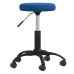 Silla de oficina giratoria de terciopelo azul