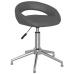 Sillas comedor giratorias 2 unidades cuero sintético gris