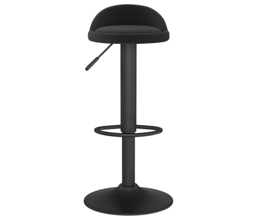 Taburete de cocina de terciopelo negro
