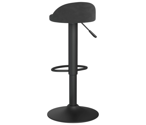 Taburete de cocina de terciopelo negro