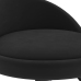 Taburete de cocina de terciopelo negro