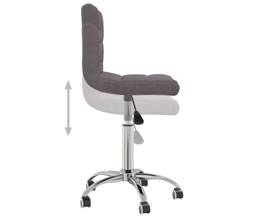 Silla de oficina giratoria tela gris taupe