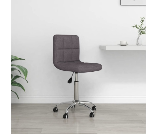 Silla de oficina giratoria tela gris taupe