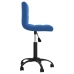 Silla de oficina giratoria de terciopelo azul