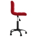 Sillas de comedor giratorias 2 uds terciopelo rojo vino tinto