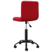 Sillas de comedor giratorias 2 uds terciopelo rojo vino tinto