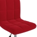 Sillas de comedor giratorias 2 uds terciopelo rojo vino tinto