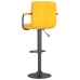 Taburetes de cocina 2 unidades terciopelo amarillo mostaza