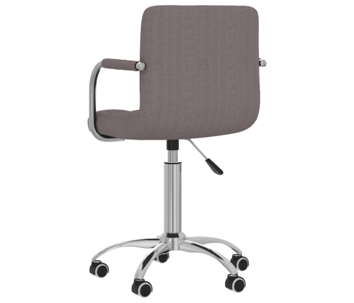 Silla de oficina giratoria tela gris taupé