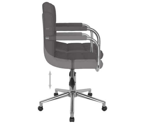 Silla de oficina giratoria tela gris taupé