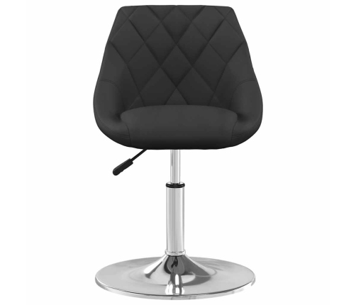 Sillas de comedor giratorias 2 uds terciopelo negro