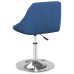Sillas de comedor giratorias 2 uds terciopelo azul