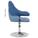 Sillas de comedor giratorias 2 uds terciopelo azul