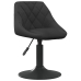 Sillas de comedor giratorias 2 uds terciopelo negro