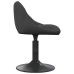 Sillas de comedor giratorias 2 uds terciopelo negro