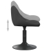 Sillas de comedor giratorias 2 uds terciopelo negro