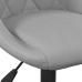 Sillas de comedor giratorias 2 uds de terciopelo gris claro