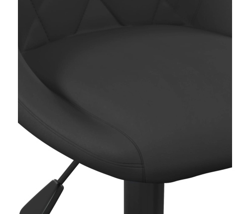 Taburete de cocina de terciopelo negro