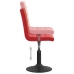 Sillas de comedor giratorias 2 uds terciopelo rojo vino tinto