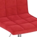 Sillas de comedor giratorias 2 uds terciopelo rojo vino tinto