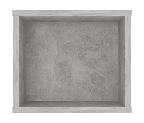 Mueble de TV colgante contrachapada gris hormigón 100x30x26,5cm