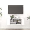 vidaXL Mueble de pared para TV madera contrachapada blanco 102x35x35cm