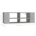 Mueble pared TV madera contrachapada gris hormigón 102x35x35 cm