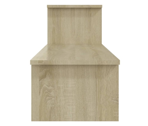 Mueble para TV madera contrachapada roble Sonoma 180x30x43 cm