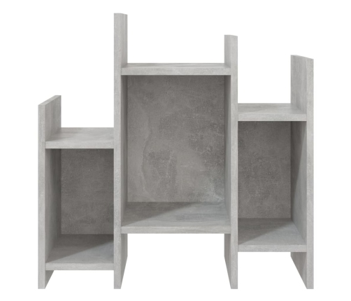 Armario auxiliar madera contrachapada gris hormigón 60x26x60 cm