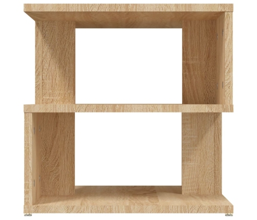 Mesa auxiliar de madera contrachapada roble Sonoma 40x40x40 cm