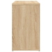 Armario auxiliar madera contrachapada roble Sonoma 60x30x50 cm