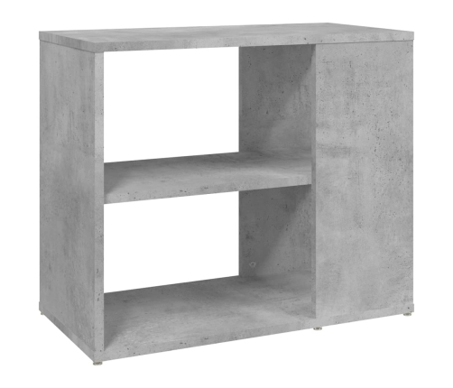 Armario auxiliar madera contrachapada gris hormigón 60x30x50 cm