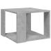 Mesa de centro madera contrachapada gris hormigón 40x40x30 cm