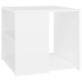 vidaXL Mesa auxiliar de madera contrachapada blanco 50x50x45 cm