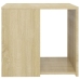 Mesa auxiliar madera contrachapada roble Sonoma 50x50x45 cm