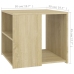 Mesa auxiliar madera contrachapada roble Sonoma 50x50x45 cm