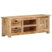 Mueble para TV de madera maciza de mango rugosa 110x30x40 cm