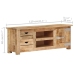 Mueble para TV de madera maciza de mango rugosa 110x30x40 cm