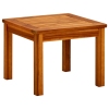 Mesa de centro de jardín madera maciza de acacia 45x45x36 cm